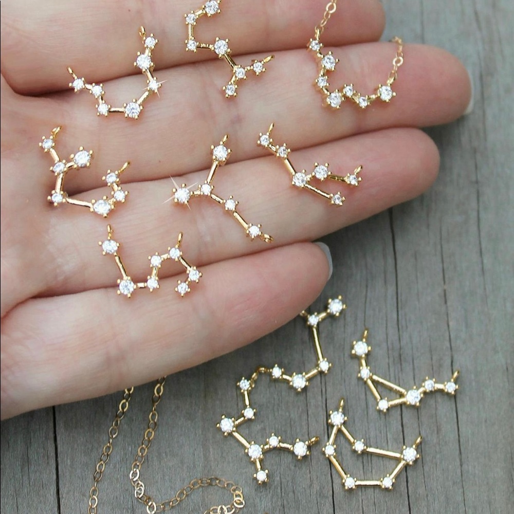 Horoscope zodiac necklaces